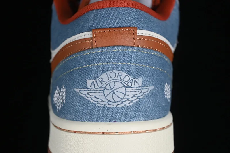 All categories Air Jordan Jordan series basketball shoes Air Jordan 1 Low G version pure original Air Jordan 1 Low "Multi-Color" AJ1 Joe 1 blue denim low-top cultural casual sneakers FZ5045-091